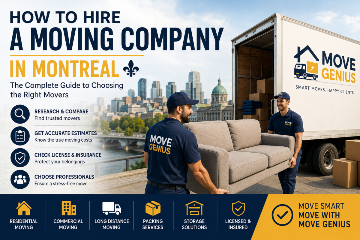 How to Hire a Moving Company in Montreal