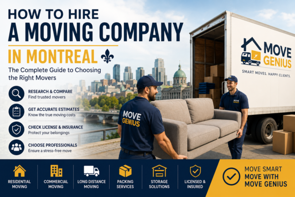 How to Hire a Moving Company in Montreal